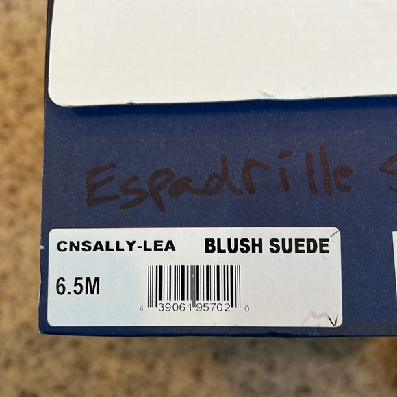 Caslon Sally Blush Suede Espadrille Wedge - Picture 6 of 13